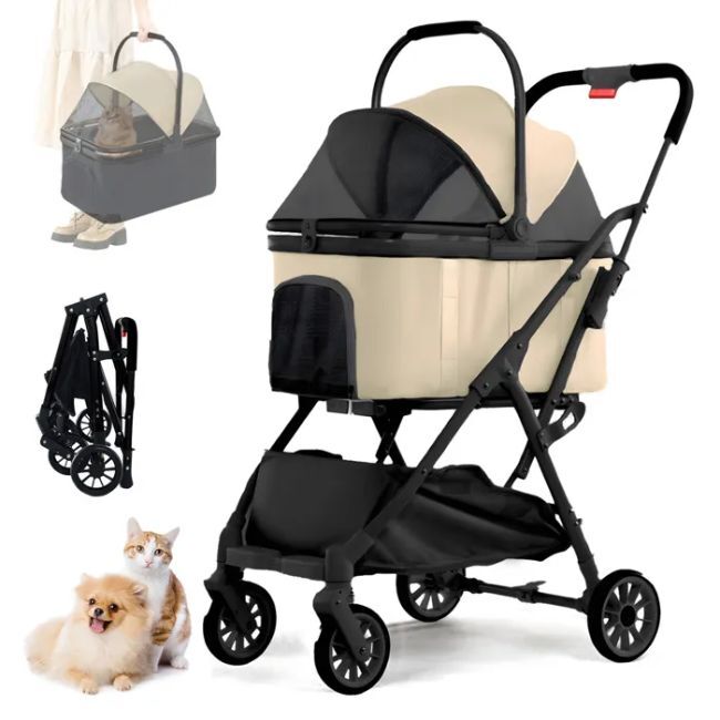 Poussette pour chien pliable -  - Divers