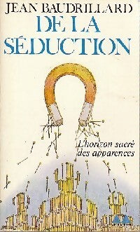 De la séduction - Jean Baudrillard - Livre