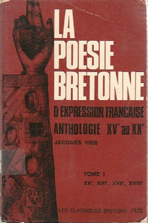 La poésie bretonne - Jacques Vier - Livre
