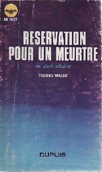 Réservation pour un meurtre - Thomas Walsh - Livre