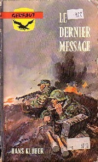 Le dernier message - Hans Klüber - Livre