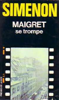 Maigret se trompe - Georges Simenon - Livre