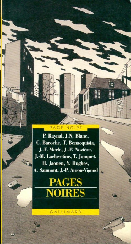 Pages noires - Collectif - Livre
