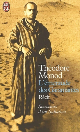 L'émeraude des Garamantes - Théodore Monod - Livre
