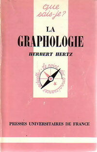 La graphologie - Herbert Hertz - Livre