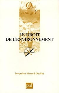 Le droit de l'environnement - Jacqueline Morand-Deviller - Livre