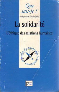 La solidarité - Raymond Chappuis - Livre