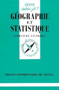 Géographie et statistique - Emmanuel Vigneron - Livre