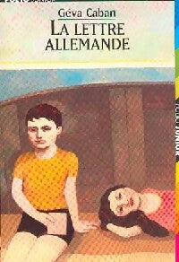 La lettre allemande - Geva Caban - Livre