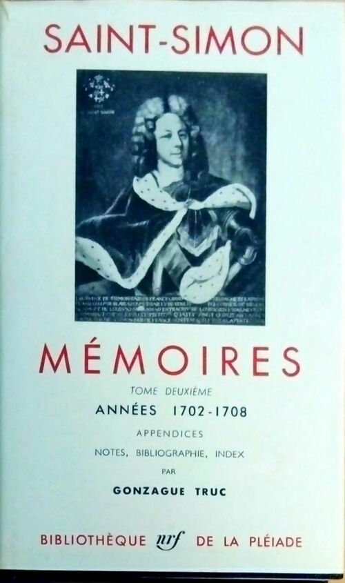 Mémoires Tome II - Saint Simon - Livre