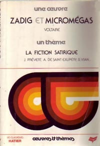 Zadig / Micromégas - Voltaire - Livre