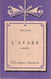 L'avare - Molière - Livre