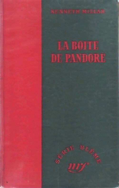 La boîte de Pandore - Kenneth Millar - Livre