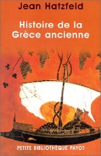 Histoire de la Grèce ancienne - Jean Hatzfeld - Livre