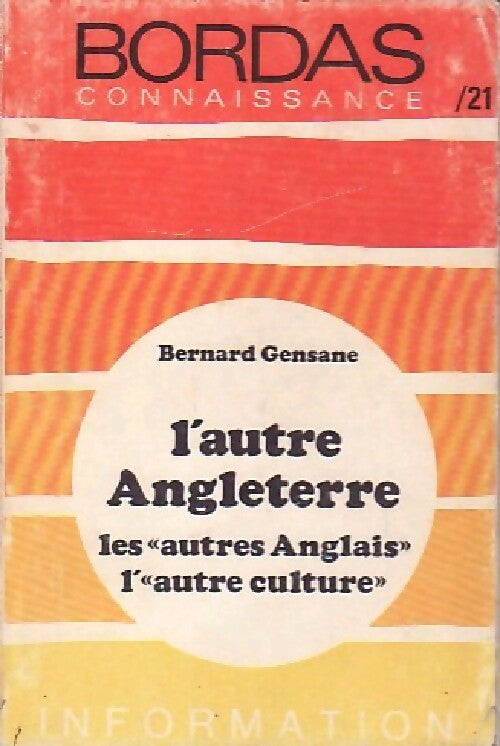 L'autre Angleterre - B. Gensane - Livre