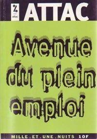Avenue du plein emploi - ATTAC - Livre