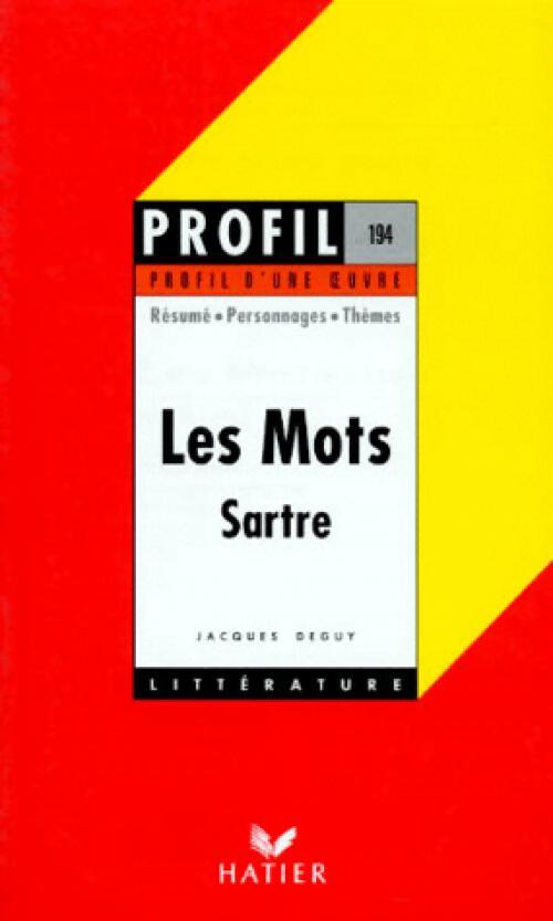Les mots - Jean-Paul Sartre - Livre