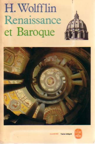 Renaissance et Baroque - Heinrich Wolfflin - Livre