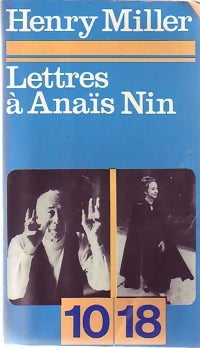 Lettres à Anaïs Nin - Henry Miller - Livre