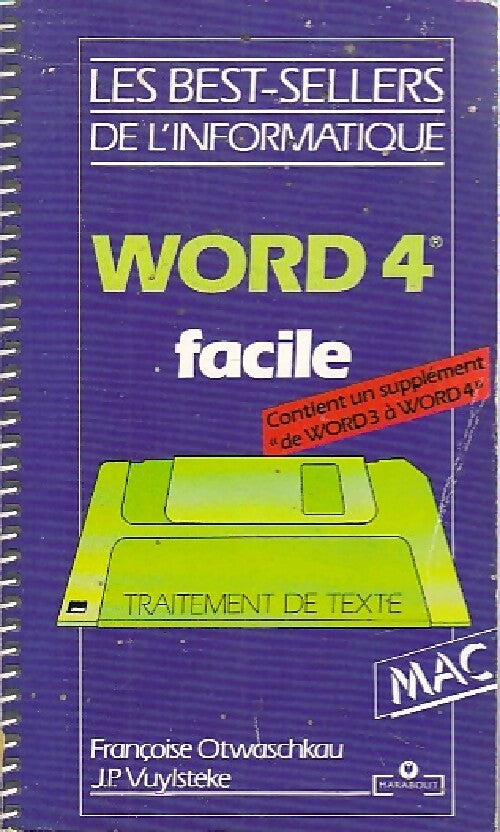 Word 4 facile sur Macintosh - J.P. Vuylsteke - Livre