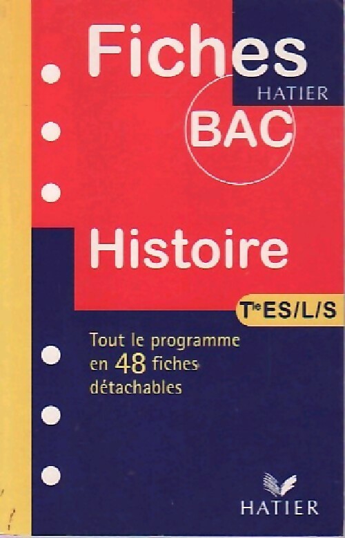 Histoire Terminales ES, L, S - Elisabeth Brisson - Livre