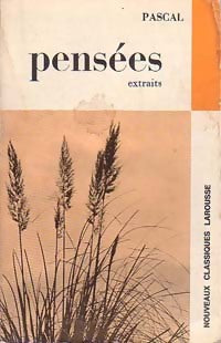 Pensées (extraits) - Blaise Pascal - Livre