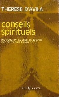 Conseils spirituels - d'Avila Sainte Thérèse - Livre