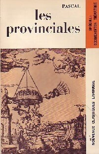 Les provinciales - Blaise Pascal - Livre