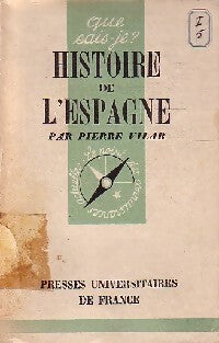 Histoire de l'Espagne - Pierre Vilar - Livre
