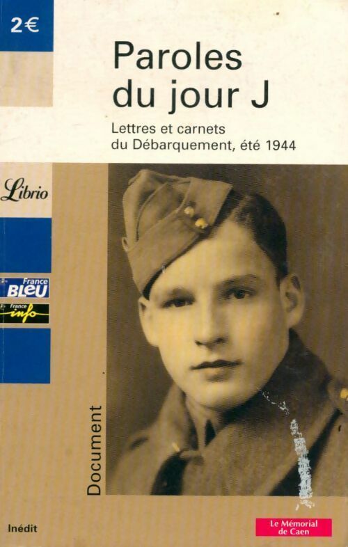 Paroles du jour J - Collectif - Livre