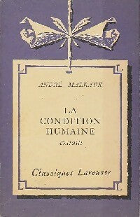 La condition humaine d'André Malraux - Robert Bréchon - Livre