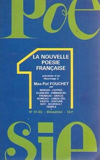 La nouvelle poésie française Tome XII - Collectif - Livre