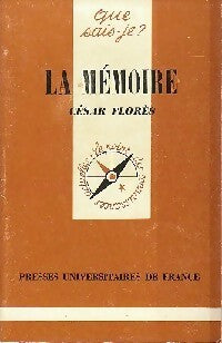 La mémoire - César Florès - Livre