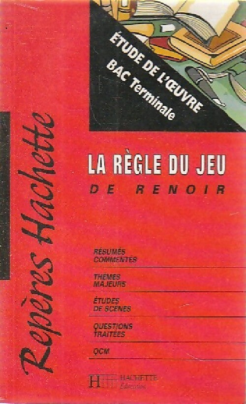 La règle du jeu - Jean Renoir - Livre
