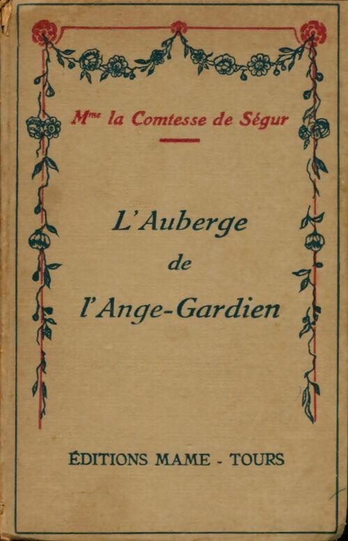 L'auberge de l'Ange Gardien - Comtesse De Ségur - Livre