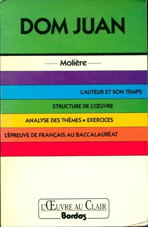 Dom Juan - Molière - Livre