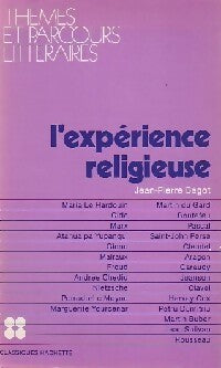 L'expérience religieuse - Jean-Pierre Bagot - Livre