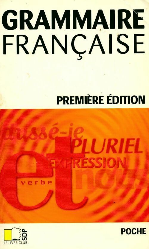 Grammaire française - Inconnu - Livre