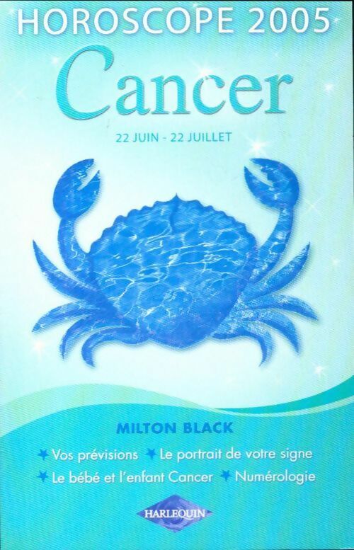 Cancer 2005 - Milton Black - Livre