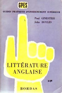 Littérature anglaise - Paul Ginestier, John Hoyles - Livre