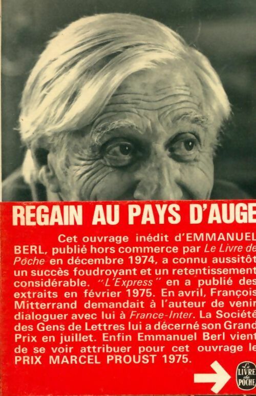 Regain au pays d'auge - Emmanuel Berl - Livre