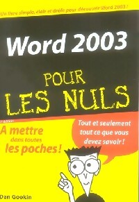 Word 2003 - Dan Gookin - Livre