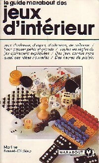 Le guide Marabout des jeux d'intérieur - Martine Basset-Clidière - Livre
