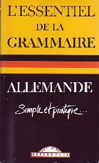 L'essentiel de la grammaire allemande - Inconnu - Livre