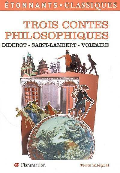 Trois contes philosophiques - Denis Diderot - Livre