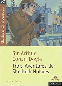 Trois aventures de Sherlock Holmes - Arthur Conan Doyle - Livre