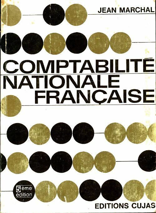 Comptabilité Nationale française - Jean Marchal - Livre