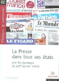 La presse dans tous ses états - Collectif - Livre