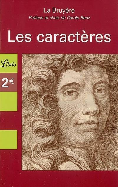 Les caractères - Jean De la Bruyère - Livre
