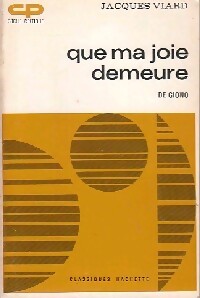 Que ma joie demeure - Jacques Viard - Livre